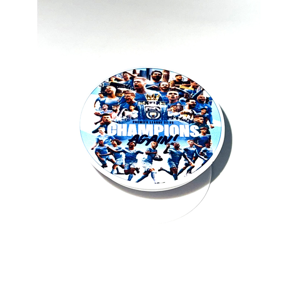 Manchester City Champions Custom Pop Up Phone Accessory